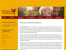 Tablet Screenshot of phoenixhealthcarellc.com